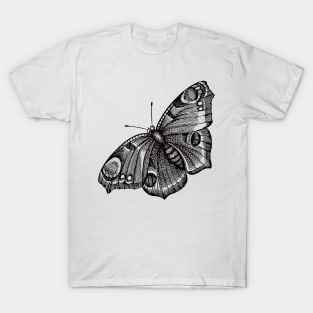 Dramabite Vintage butterfly illustration T-Shirt